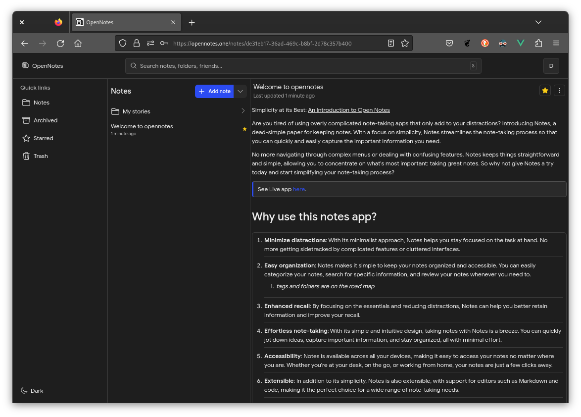 Opennotes